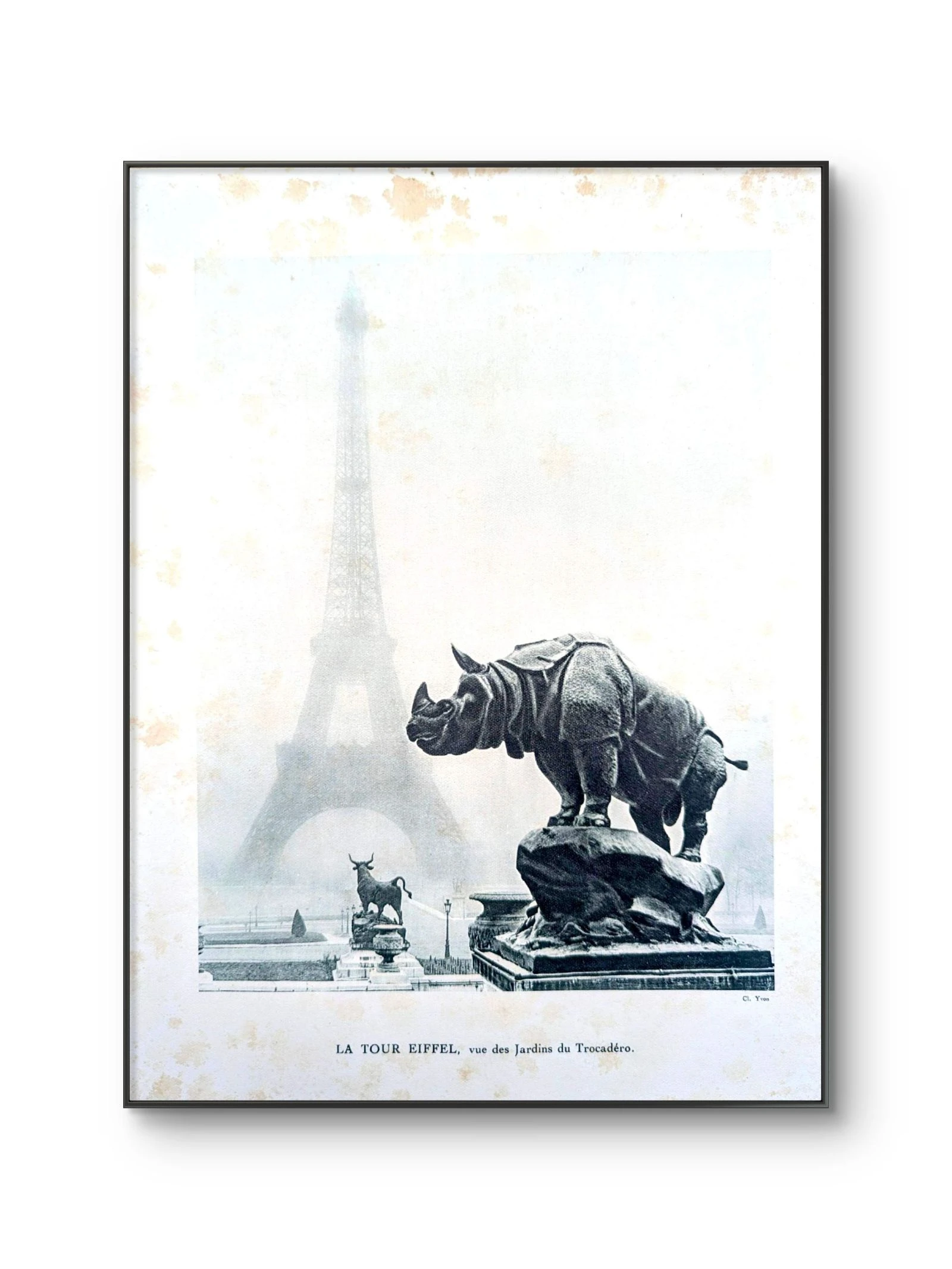 Héliogravuras Torre Eiffel e a Concorde, impressa em 1926 – photo 8